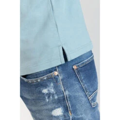 LE TEMPS DES CERISES Polo Aron Bleu-gris -MenCorner Boutique polo aron 3519984 7040342 42 1140x1140