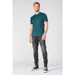 Polo Aron Bleu Canard -MenCorner Boutique polo aron 3529220 7122050 50 1140x1140