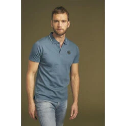 LE TEMPS DES CERISES Polo Aron Bleu Pétrole -MenCorner Boutique polo aron 3530158 7129588 88 1140x1140