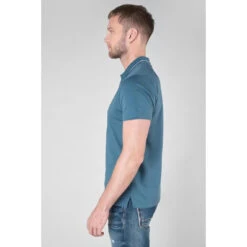 LE TEMPS DES CERISES Polo Aron Bleu Pétrole -MenCorner Boutique polo aron 3530158 7129594 94 1140x1140