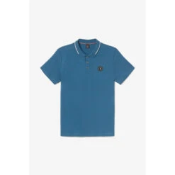 LE TEMPS DES CERISES Polo Aron Bleu Pétrole -MenCorner Boutique polo aron 3530158 7129602 2 1140x1140
