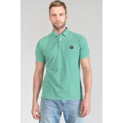 LE TEMPS DES CERISES Polo Dylon Vert D'eau