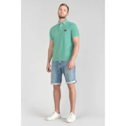 LE TEMPS DES CERISES Polo Dylon Vert D'eau -MenCorner Boutique polo dylon 3519610 7037982 82 1140x1140