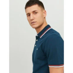 Jack & Jones Polo Manches Courtes Turquoise -MenCorner Boutique polo manches courtes turquoise 3547078 3 1140x1140