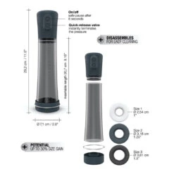 Pompe A Pénis Hydro Pump - Noir Dorcel -MenCorner Boutique pompe a penis hydro pump 3454142 7 1140x1140