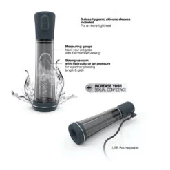 Pompe A Pénis Hydro Pump - Noir Dorcel -MenCorner Boutique pompe a penis hydro pump 3454142 8 1140x1140