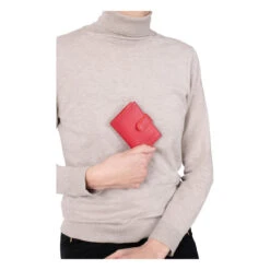 Hexagona Porte-cartes - 1 Volet - Cuir De Vachette - Fuchsia/Multicolore - Multico -MenCorner Boutique porte cartes 1 volet cuir de vachette 3455070 6769672 72 1140x1140