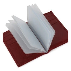 Hexagona Porte-cartes - 1 Volet - Cuir De Vachette - Carmin - République -MenCorner Boutique porte cartes 1 volet cuir de vachette 3455116 6769944 44 1140x1140