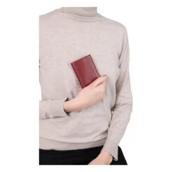 Hexagona Porte-cartes - 1 Volet - Cuir De Vachette - Carmin - République -MenCorner Boutique porte cartes 1 volet cuir de vachette 3455116 6769948 48 1140x1140