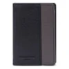 Hexagona Porte-cartes - 1 Volet - Stop RFID - Cuir De Vachette - Noir/Taupe - Duo -MenCorner Boutique porte cartes 1 volet stop rfid cuir de vachette 3455700 6773442 42 1140x1140