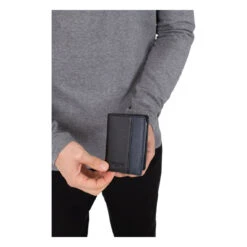 Hexagona Porte-cartes - 1 Volet - Stop RFID - Cuir De Vachette - Noir/Taupe - Duo 13 Hexagona Porte-cartes - 1 Volet - Stop RFID - Cuir De Vachette - Noir/Taupe - Duo -MenCorner Boutique porte cartes 1 volet stop rfid cuir de vachette 3455700 6773452 52 1140x1140