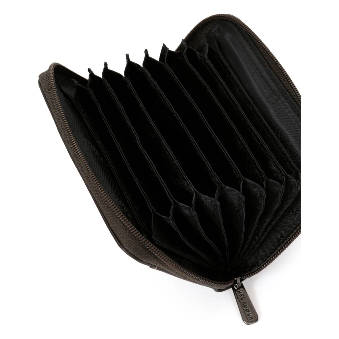 Hexagona Porte-cartes - Stop RFID - Cuir De Vachette - Marron Foncé - Sensation 6 Hexagona Porte-cartes - Stop RFID - Cuir De Vachette - Marron Foncé - Sensation – Image 4