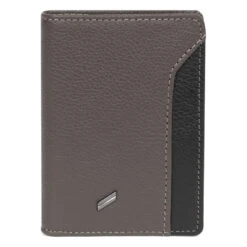 Porte-cartes Stop RFID Taupe/noir