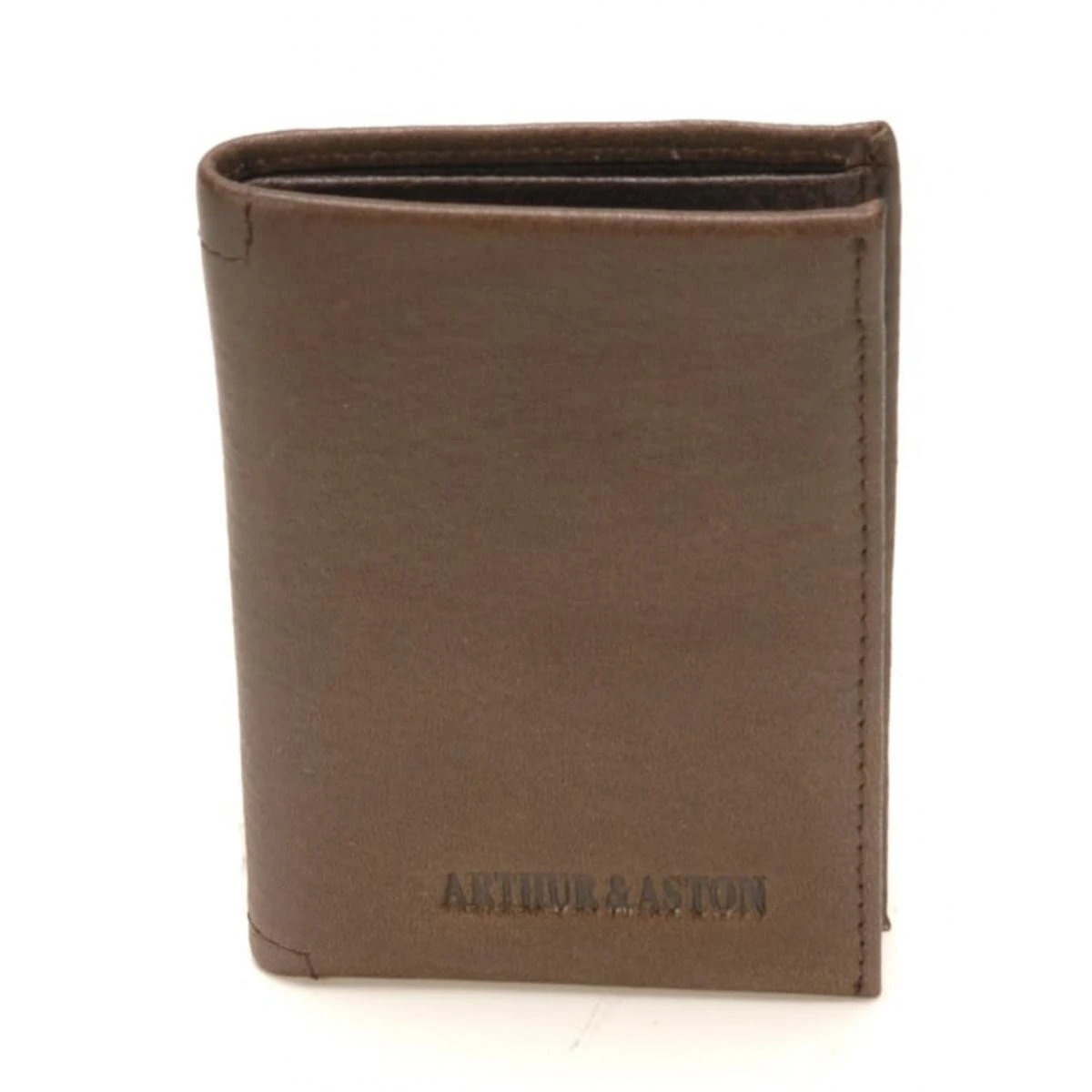 Porte Cartes /billets 2 Volets Arthur & Aston - Cuir Chocolat 3 Porte Cartes /billets 2 Volets Arthur & Aston - Cuir Chocolat