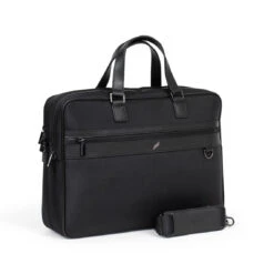 Porte-documents 15'' & A4 Noir -MenCorner Boutique porte documents 15 et a4 noir dh 479463 0100 2 1140x1140