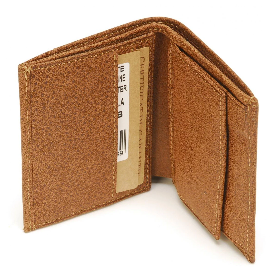 Porte-monnaie Et Carte Homme Arthur & Aston En Cuir Cognac 4 Porte-monnaie Et Carte Homme Arthur & Aston En Cuir Cognac – Image 2