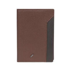 Porte-passeport Stop RFID Chocolat/marron Foncé