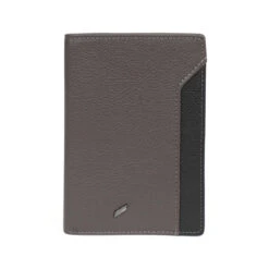 Porte-passeport Stop RFID Taupe/noir