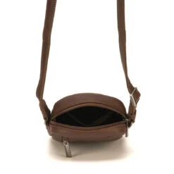 Porté Travers Homme Cuir Marron Chocolat -MenCorner Boutique porte travers homme cuir marron 3208040 4032624 10 1140x1140