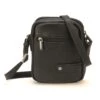 Sac Bandoulière Arthur & Aston - Cuir Noir Zippé Noir 1 Sac Bandoulière Arthur & Aston - Cuir Noir Zippé Noir -MenCorner Boutique porte travers 1275297 1200x1200