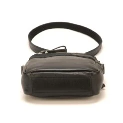 Sac Bandoulière Arthur & Aston - Zip Cuir Noir Noir -MenCorner Boutique porte travers 1275303 4 1200x1200