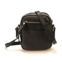 Sac Porte Travers Arthur & Aston - Cuir Noir Noir