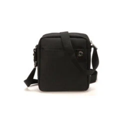 Sac Bandoulière Zippé Homme Cuir Noir - Arthur & Aston