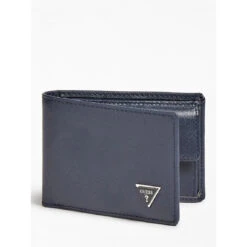 Portefeuille Homme Avec Porte-cartes Et Porte-monnaie Bleu