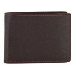 Le Tanneur Portefeuille Billets Cc Monnaie Zippée 2 Volets Noir / Lebleu