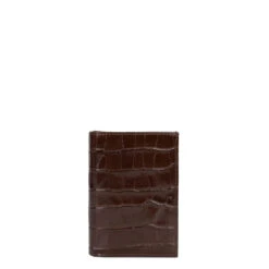 Lancaster Portefeuille Marron - Croco Homme