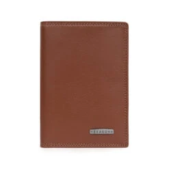 Hexagona Portefeuille Européen Stop RFID Cognac