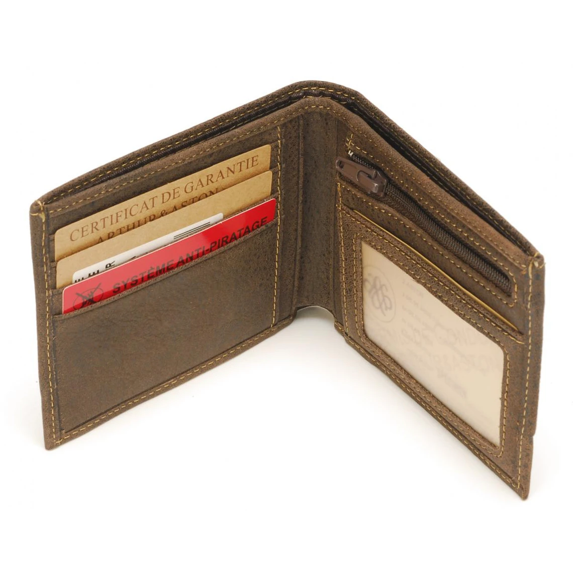 Portefeuille Italien Homme Arthur & Aston En Cuir Châtaigne 4 Portefeuille Italien Homme Arthur & Aston En Cuir Châtaigne – Image 2