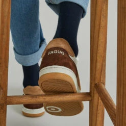 Faguo Baskets Homme ALDER -MenCorner Boutique prod 33705 baskets ecru marron cuir suede alder 1920x1920 s 3396408 5 1140x1140