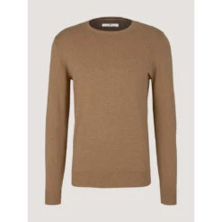 Tom Tailor Pull Homme En Maille Chinée 11 Tom Tailor Pull Homme En Maille Chinée -MenCorner Boutique pull marron 3250237 4 1140x1140