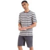 Athena Pyjama Court Col Rond Homme Rayures -MenCorner Boutique pyjama court col rond homme rayures 3541766 7193720 20 1140x1140