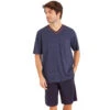 Pyjama Court Col V Homme Jersey -MenCorner Boutique pyjama court col v homme jersey 3541246 7191944 44 1140x1140