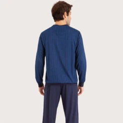 Pyjama Long Col Rond Homme Mercerisé 7 Pyjama Long Col Rond Homme Mercerisé -MenCorner Boutique pyjama long col rond homme mercerise 3541242 7191936 36 1140x1140