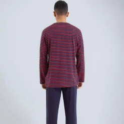 Athena Pyjama Long Col Rond Homme Rayures -MenCorner Boutique pyjama long col rond homme rayures 3541768 7193730 30 1140x1140