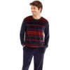Pyjama Long Col Rond Homme Velours