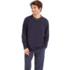 Pyjama Long Col V Homme Jersey -MenCorner Boutique pyjama long col v homme jersey 3541248 7191950 50 1140x1140
