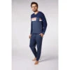 Pyjama Long Homme - Bleu Marine Et Détails Contrastés/Bleu Marine Chiné 1 Pyjama Long Homme - Bleu Marine Et Détails Contrastés/Bleu Marine Chiné -MenCorner Boutique pyjama long homme 3397492 1140x1140
