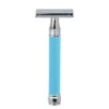 Rasoir De Sûreté à Double Tranchant Avec Manche Extra-long Bleu Chromé Et Lame Plume 1 Rasoir De Sûreté à Double Tranchant Avec Manche Extra-long Bleu Chromé Et Lame Plume -MenCorner Boutique rasoir de surete a double tranchant avec manche extra long bleu chrome et lame plume 3363268 1140x1140