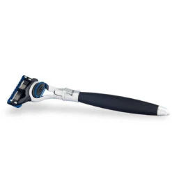 Rasoir Hêtre Noir Mat Ligne Chrome - Rasoir Fusion