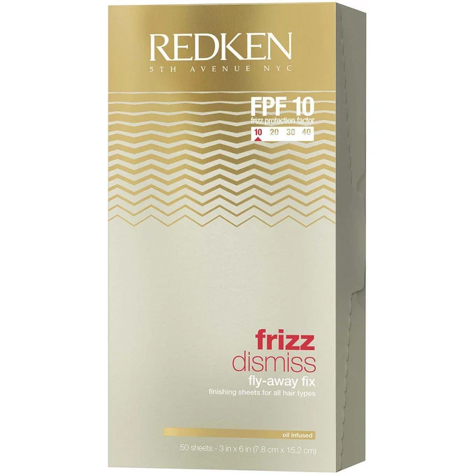 Redken Feuilles Fly Away Fix Cheveux Frizz Dismiss - Boite De 50 Feuilles 1 * 50 Feuilles 3 Redken Feuilles Fly Away Fix Cheveux Frizz Dismiss - Boite De 50 Feuilles 1 * 50 Feuilles