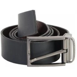 REDSKINS Ceinture Clips Croute De Cuir De Vachette - 35 Mm Noir