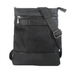 Pochette Homme Porté-Croisé S Redskins - Rectangulaire Extra-Plate Noir