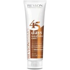 Revlon Professional Shampooing Et Après-Shampooing Protecteur De Couleur 2en1 45 Days - Intense Coppers 275 Ml