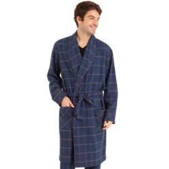 Robe De Chambre Homme Popeline