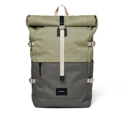 Sandqvist Sac à Dos Bicolore - BERNT 15 Sandqvist Sac à Dos Bicolore - BERNT -MenCorner Boutique sac a dos bernt multicolore vert pale gris nuit sqa2053 7 1140x1140