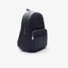 Lacoste Sac à Dos Cuir - Bleu Marine